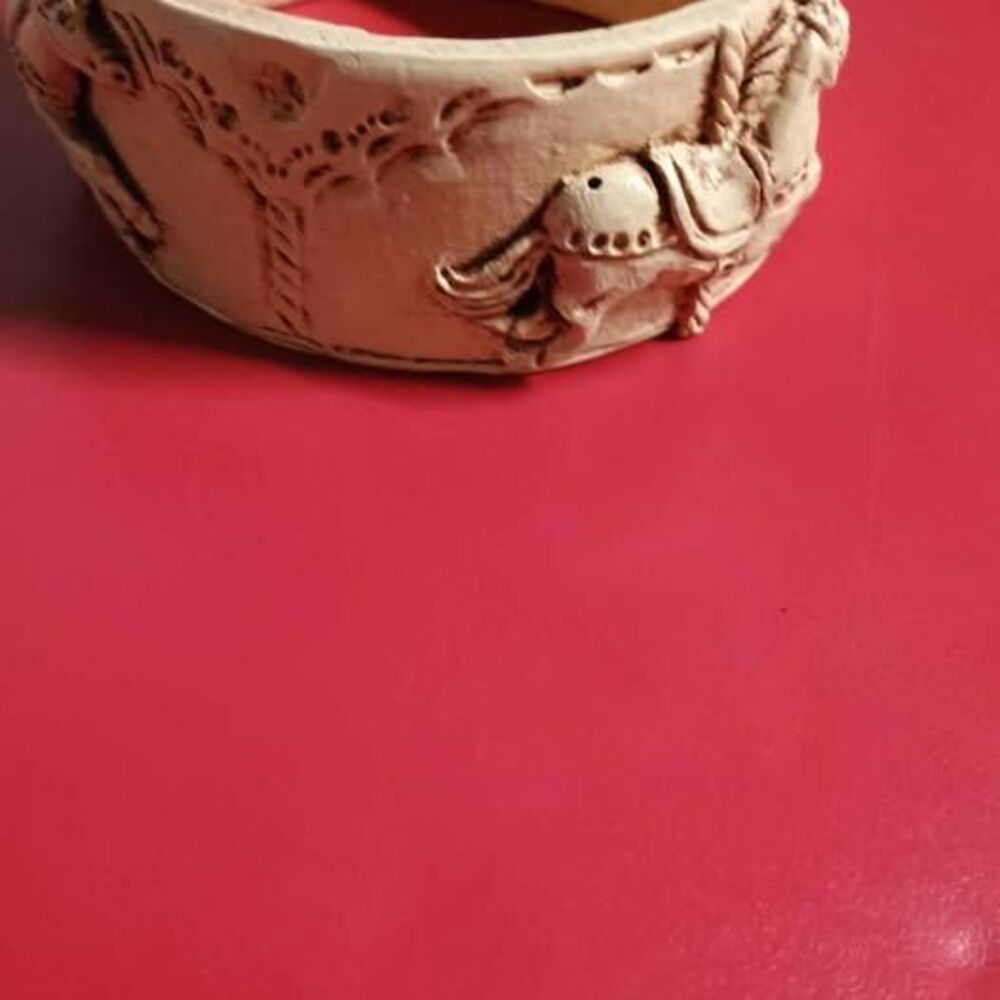 Vintage Carousel Horse Bangle Bracelet